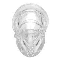 Immerse in submission and pleasure with the discreet Soft Serve Plastic Cage. Ideal for virgins and seasoned slaves alike, it confines like a devoted eunuch, igniting desire.