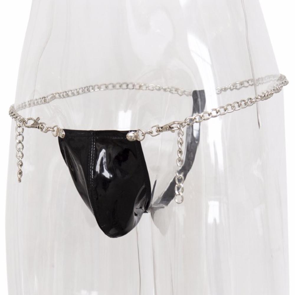 Make women know you're serious about spicing up your intimate moments with our metal chastity cage the Chain Gang Male Chastity Belt Underwear. No jokes here; this xxs-sized accessory is perfect for making unforgettable memories and adding excitement to your relationship.