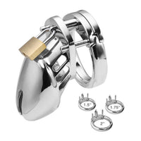 Experience ultimate control with our huge cage the perfect chastity belt for men seeking to increase trust and intimacy. Crafted from high-quality metal alloy, it detains even the tiniest temptations, keeping you straight on your path. Quick to secure and comfortable for extended wear.