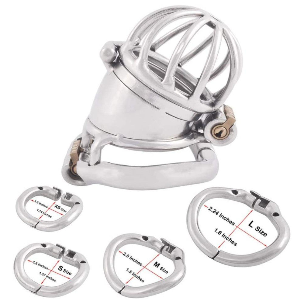 Experience ultimate control with our cock cage steel the premium tube device. Perfect for Mistress-led games in any room, from dungeon to bedroom. Add a new chapter to your sensual books with this secure, rust-proof enclosure.