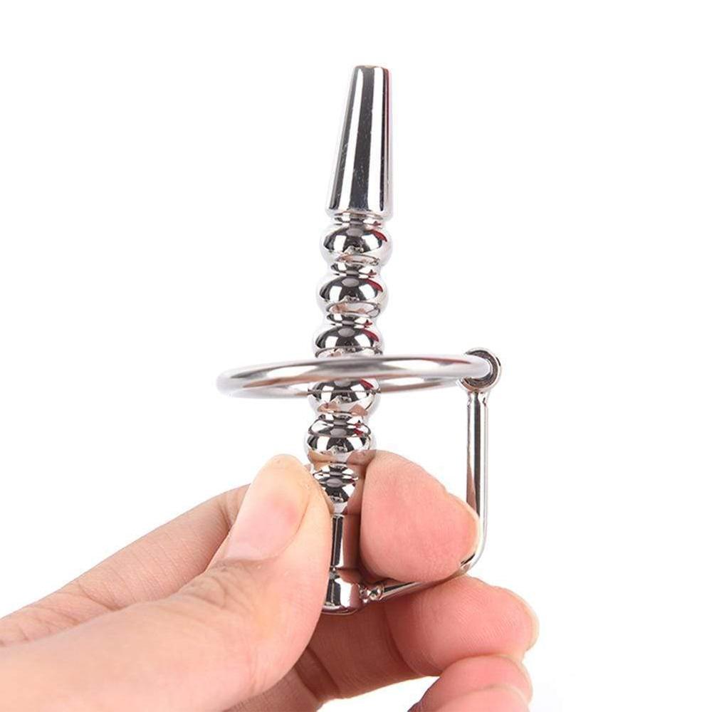 Discover unique pleasure with our Beaded Steel Sounding Plug a penis plug chastity lock trainer abstinence kit that offers thrilling sensations. This sounding device allows you to explore the origin of new delights, making boredom your enemy.