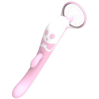Experience ultimate clit stimulation with this versatile dildo and vibe combo. From sensual handjobs to thrilling vibrations, it delivers unforgettable pleasure and satisfaction.