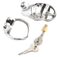 Elevate your BDSM game with this long! Wide curved rails ensure straight support and secure your desires. A vice-like grip and urethral tube maximize comfort and control.