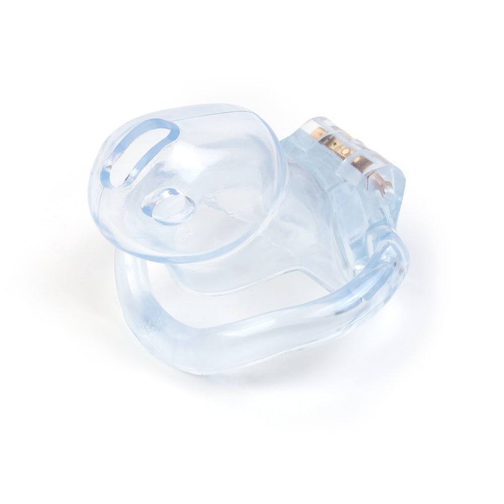 Is your boyfriend seeking an unusual way to enhance trust and intimacy? Choosing this straight, durable resin cage with a comfortable design is a sound decision for deepening your connection.
