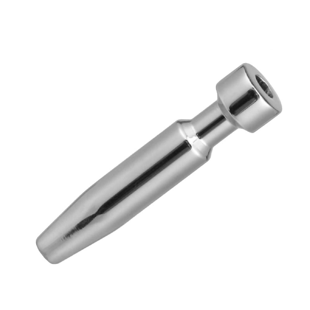 Experience the pleasure you've always dreamed of with our comfy stainless steel penis plug. Say goodbye to the nightmare of removing your urethral sound during peeing; with its central hole, fluid flows freely, allowing for continuous, hassle-free enjoyment.