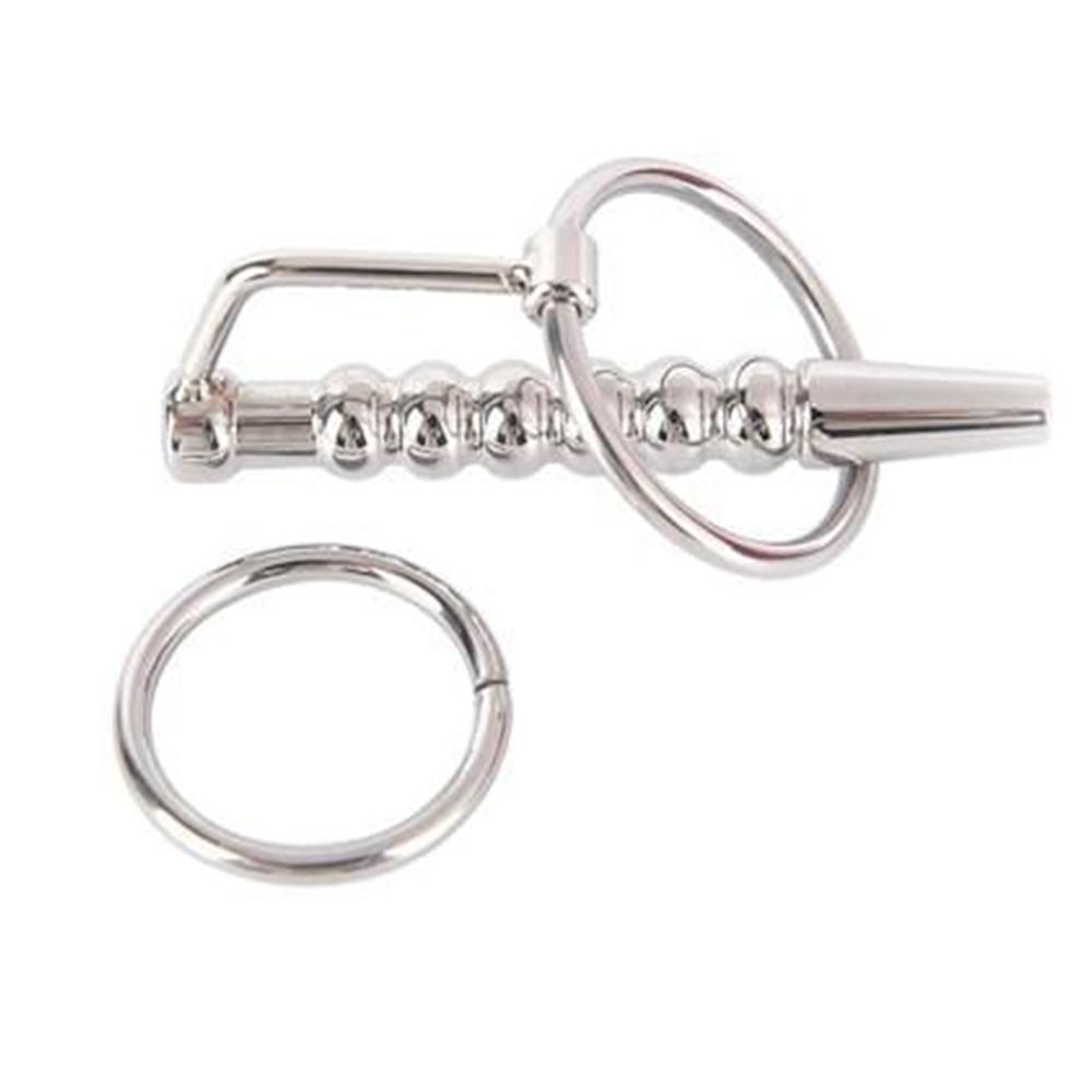 Experience pleasure in your femdom journey with our steel chastity cage featuring urethral male plug. Enhancing control and intimacy, it's designed to enhance your submissive experience.