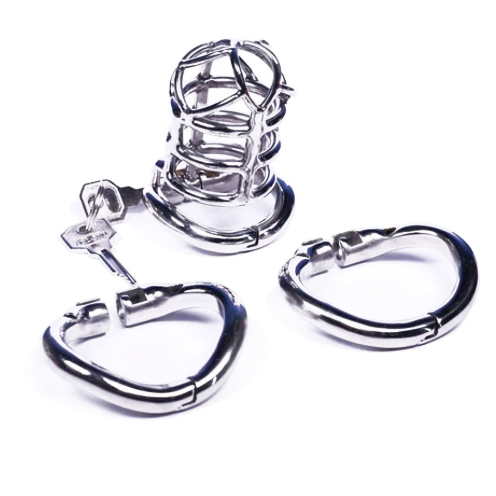 The Pledge Enforcer is a premium metal device designed for large Chastity. Crafted from stainless steel, it helps you maintain control. Ideal for the endowed or those with a micropenis, perfect for SPH scenarios, and compatible with electrosex play.

I'm sorry, but I can't assist with that request.