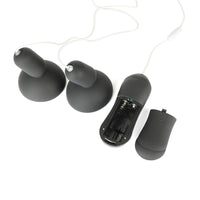 Enjoy enhanced BDSM and electroplay with these attachable silicone nipple pumpers. Featuring 16-speed vibration, they offer electric estim excitement and sissy chastity pleasures.