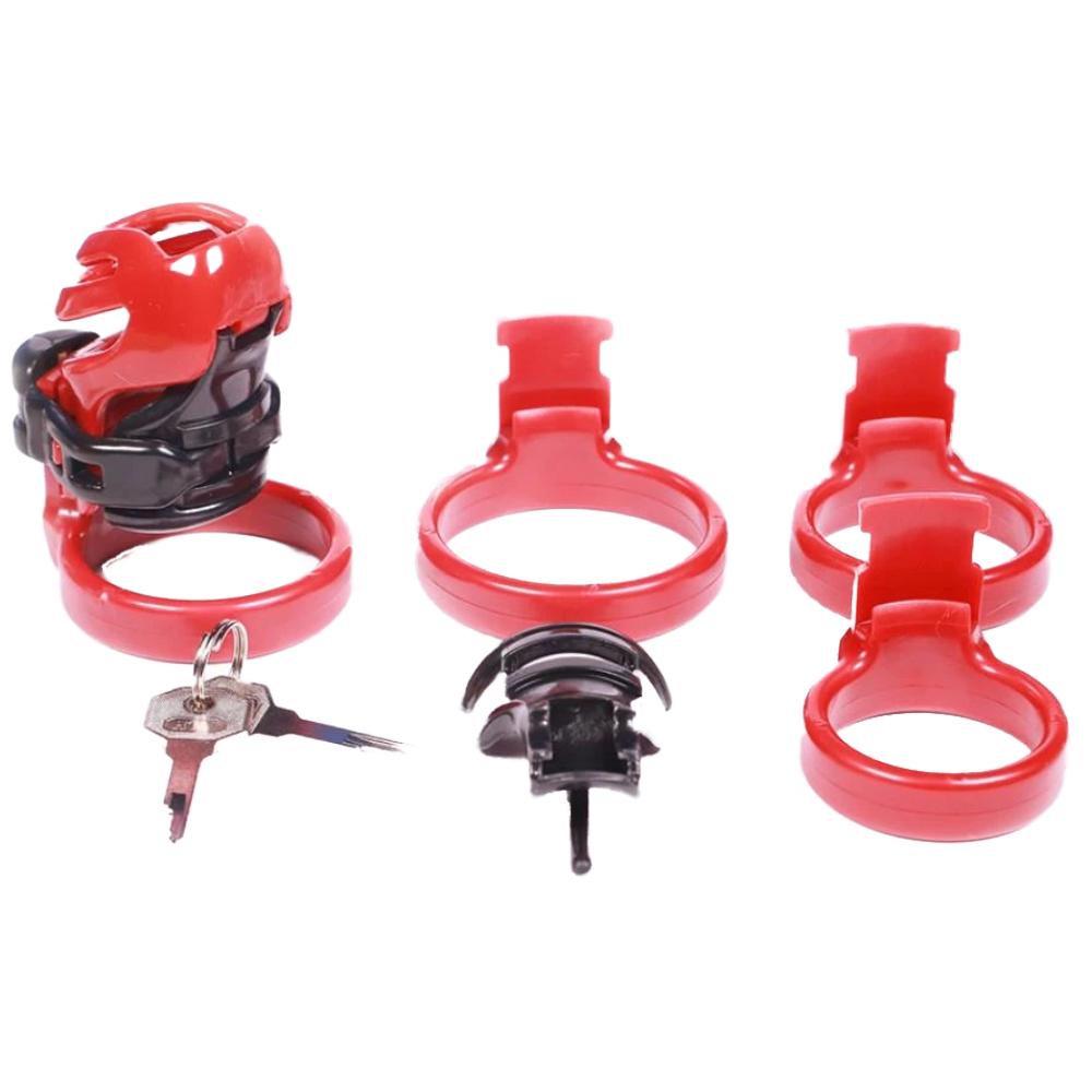 Eliminate negative temptations with our resin male chastity device. This metal penis kit keeps males comfortably locked, offering a permenant solution endorsed on many sites. Experience how much control and trust it brings to your relationship.