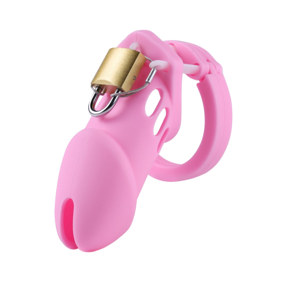 Unlock serious comfort with our hypoallergenic silicone cage. Its skin-like texture ensures a rash-free experience, while diverse sizes and colors, including playful pink, make every moment delightful.