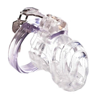Embrace femdom chastity with our Safe and Secure Cage. Resin-made to keep men locked securely, controlling dicks effectively. Features a sounding penis design for added control. Ideal for males exploring on top sites.