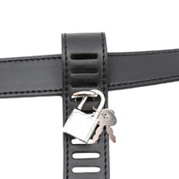 Discover the ultimate blend of comfort and control with our leather chastity belt. This provocative cage works seamlessly to secure your desires, thanks to adjustable belts that make the perfect fit possible. No more questions or second thoughts embrace a new level of intimacy today!