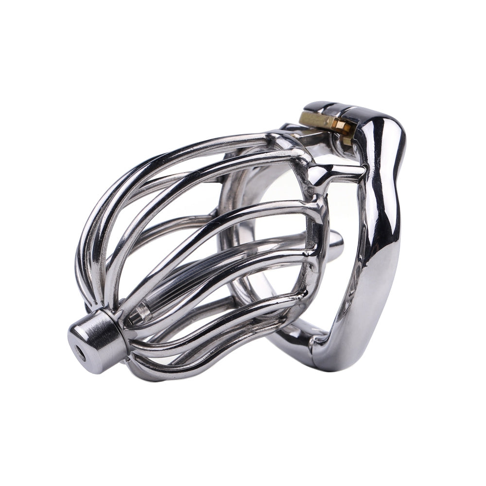 Enhance your alpha-sub dynamic with our discreet stainless steel chastity device. The ergonomic birdcage design and customizable fit ensure seamless keyholding, elevating your control contract.