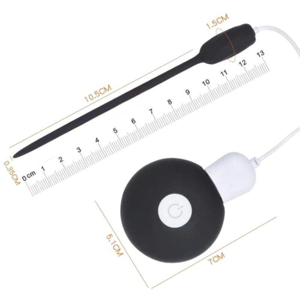 Embrace intense edging with this electro dick, designed to delay cum for full control. Experience heightened sensations from the silicone male plug, turning handjobs into potential ruin with its 20-speed vibrations.