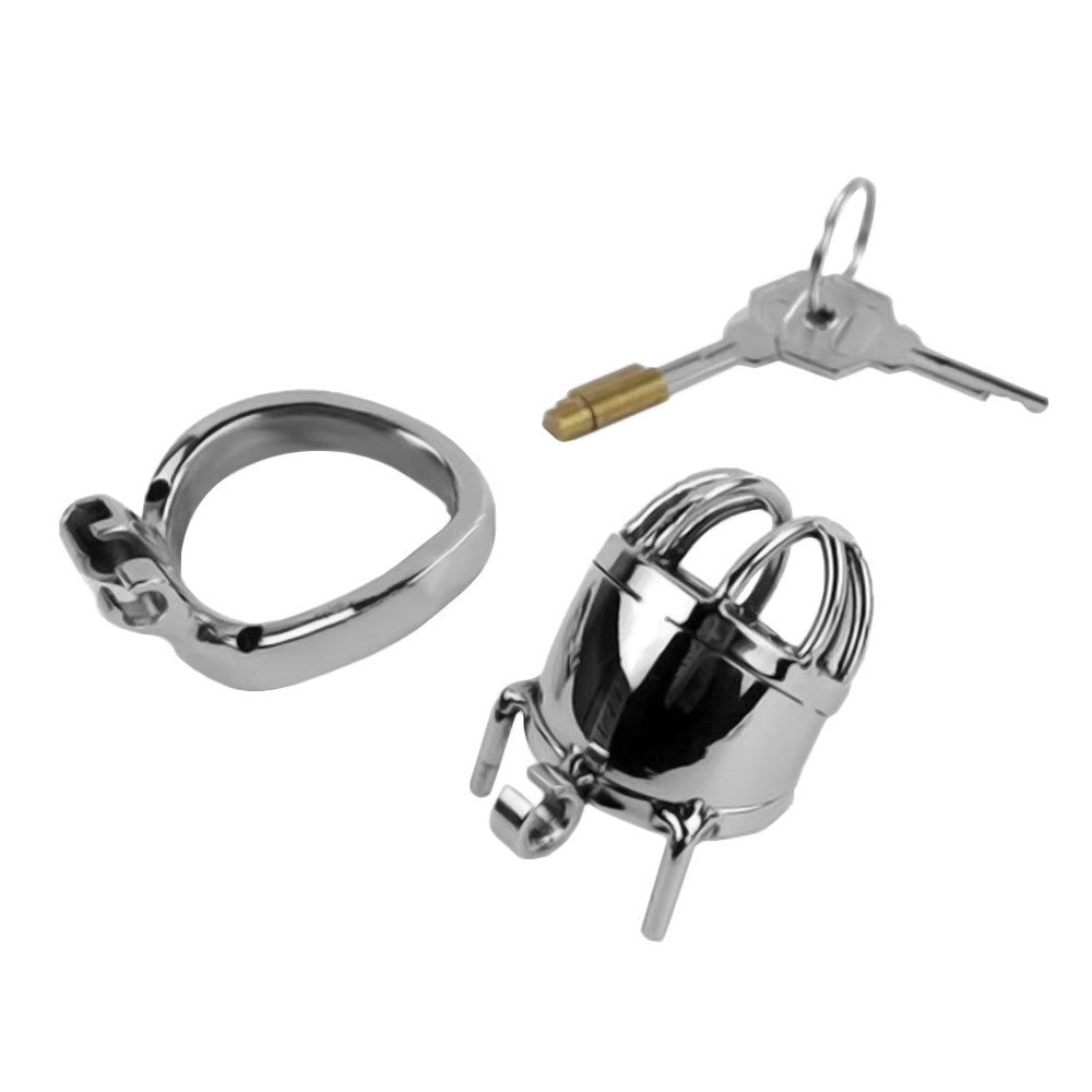 Discover the ultimate in xtreme control with our stainless cage. Its open design ensures easy cleaning and urination, no need for tape. Ideal for cougar dynamics, this is the cheapest way to lock in submission.