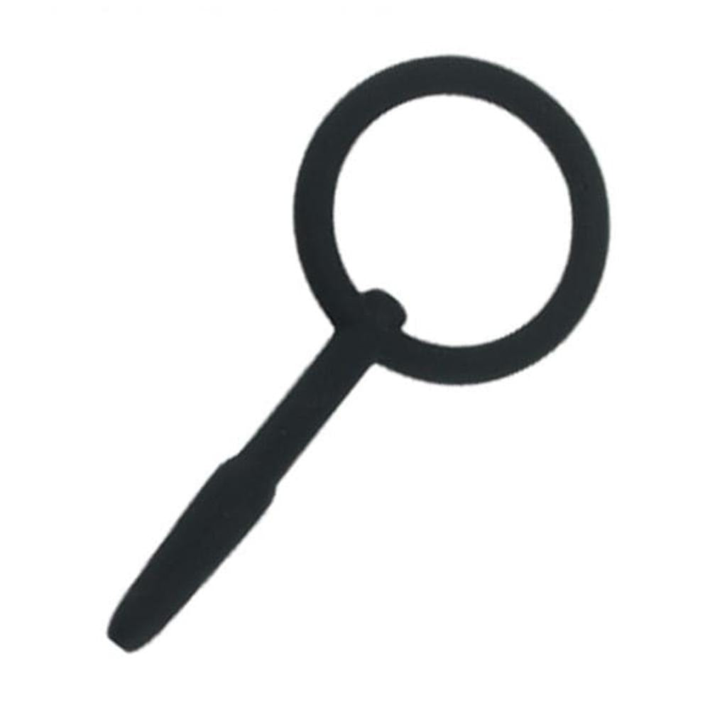 Elevate your urethral play with this silicone tool! It's like your fave app”always a pull away. The practical pull ring ensures safety and fun, making cleanup easier than your ex!