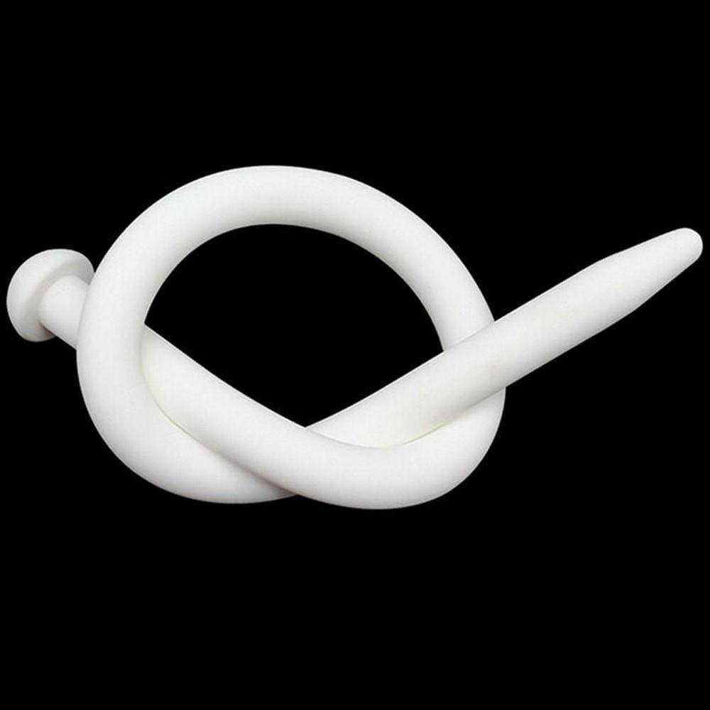 Experience the perfect flexible silicone urethral sound. With smaller diameters starting at 0.18 inches, it's ideal for beginners. Its size and smooth design ensure comfortable exploration without testical discomfort.