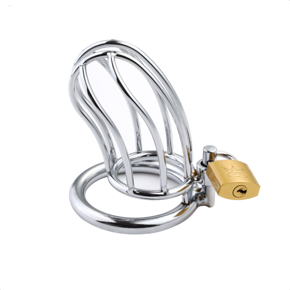 Don't miss the chance to elevate your intimacy with this stainless steel male chastity device. Designed for adult lovers exploring new boundaries, this durable chastity device steel cage offers secure comfort. Surprise your boyfriend or cuck with this sleek symbol of trust and deepen your connection like never before.