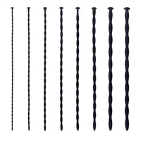 Embark on a unique urethra chastity journey with eight silicone wands, each varying in length and thickness. These beaded marvels place you under enticing sensations, inverting traditional norms. Ideal for exploring the depths of inny pleasure within your inner realm, this kit promises diversified delight for solo or partnered play. Uncover the true meaning of personal exploration with confidence and comfort, while embracing a new level of control and fulfillment.