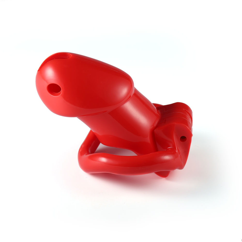 Experience a new level of power dynamics and enhance your roleplay adventures with our durable resin cock cage. Perfect for subs interested in crossdressing and exploring chastity, this device adds a thrilling element to your intimate play.
