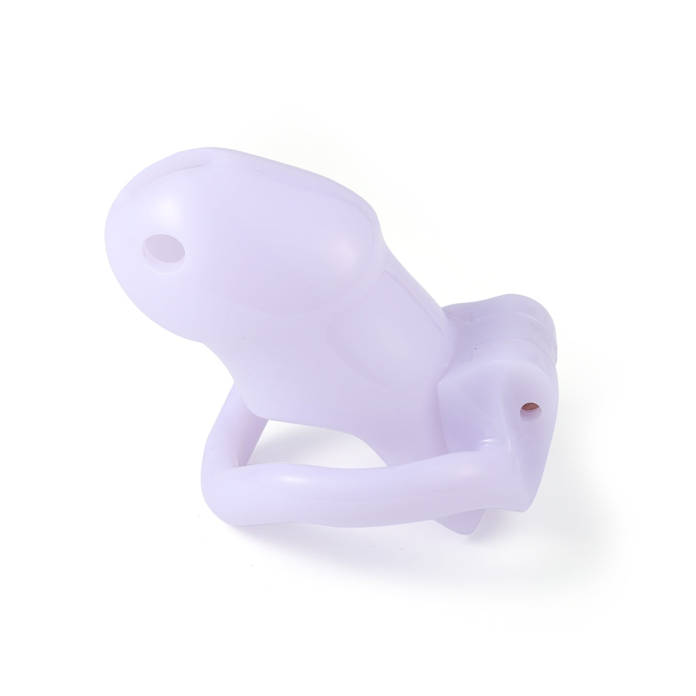 Experience control like never before with our closed resin cage. Designed with a convenient pee opening, it offers the pros of preventing unwanted arousal while minimizing cons like discomfort. Compatible with sounding for enhanced sensations.