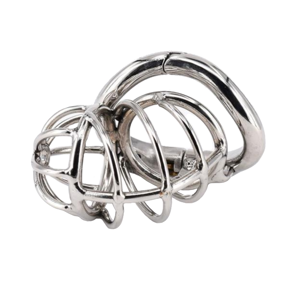 Introducing our sturdy steel penis cage, the ultimate device to enforce permanent Chastity, enforcing control over orgasm and desires with unparalleled security.