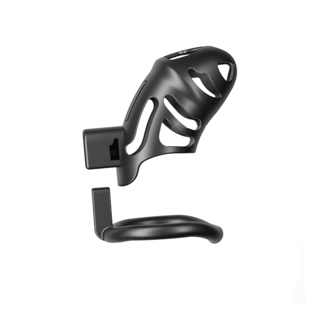 Experience control like never before with our ergonomically designed black cage. Its smooth resin mesh contours your body penile for a secure fit. The sleek color adds elegance, while the cold sensation enhances the thrill. Lock in pleasure with a device that's truly like a vice.