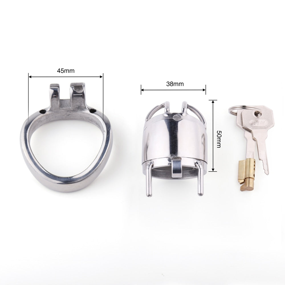 Experience the ultimate in secure comfort with the Sevanda Lite a rigid yet lightweight chastity device designed for all-day wear. Its comfortable fit ensures minimal weight while maintaining rigid control, making the Sevanda Lite the perfect choice for those seeking discretion without compromising on security.