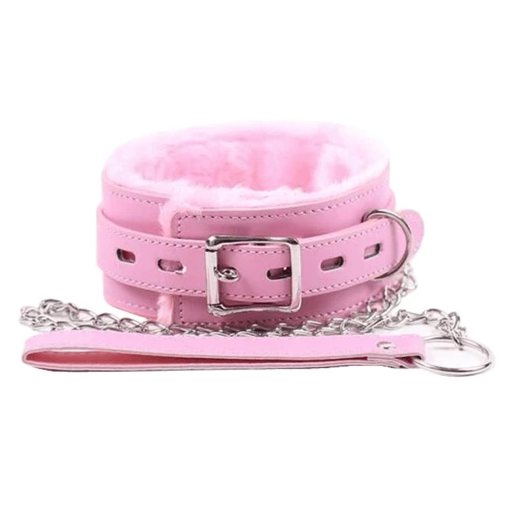 Unlock your submissive side with our little pink sissy chastity collar. Perfect for transforming into a slutty femboy maid, it secures your slave cock, balancing femininity and restraint.
