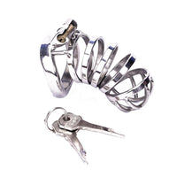 Secure your desires with this ergonomic steel cage. Our Chastity belt offers comfortable long-term lockup delay gratification and ruin temptation. Hand over the key and embrace control. Open design allows teasing visuals, while a touch of cream ensures comfort.