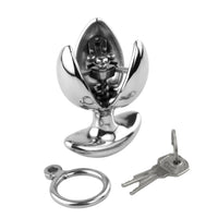 Teasing begins with this stainless steel cage, keeping you on edge and begging for more. Its adjustable design offers the perfect start for ruinously delightful teasing, cuming only when allowed. Experience the thrill of control and submission with each session.