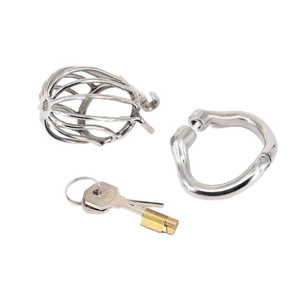 Experiment with restraint using the short male steel dick cage, designed for security and comfort. Explore our website for guides, reviews, and insights on this unique device.