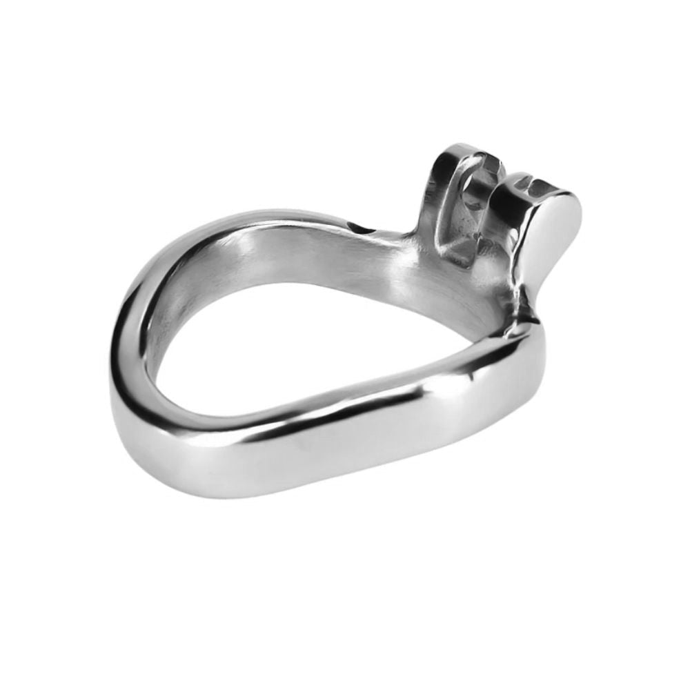 Embrace the elegance and security of this stainless dick cock ring whether a huge cock or queens-sized, its discreet design fools any detector's eye. Enjoy unmatched security, comfort, and length options for a seamless fit.
