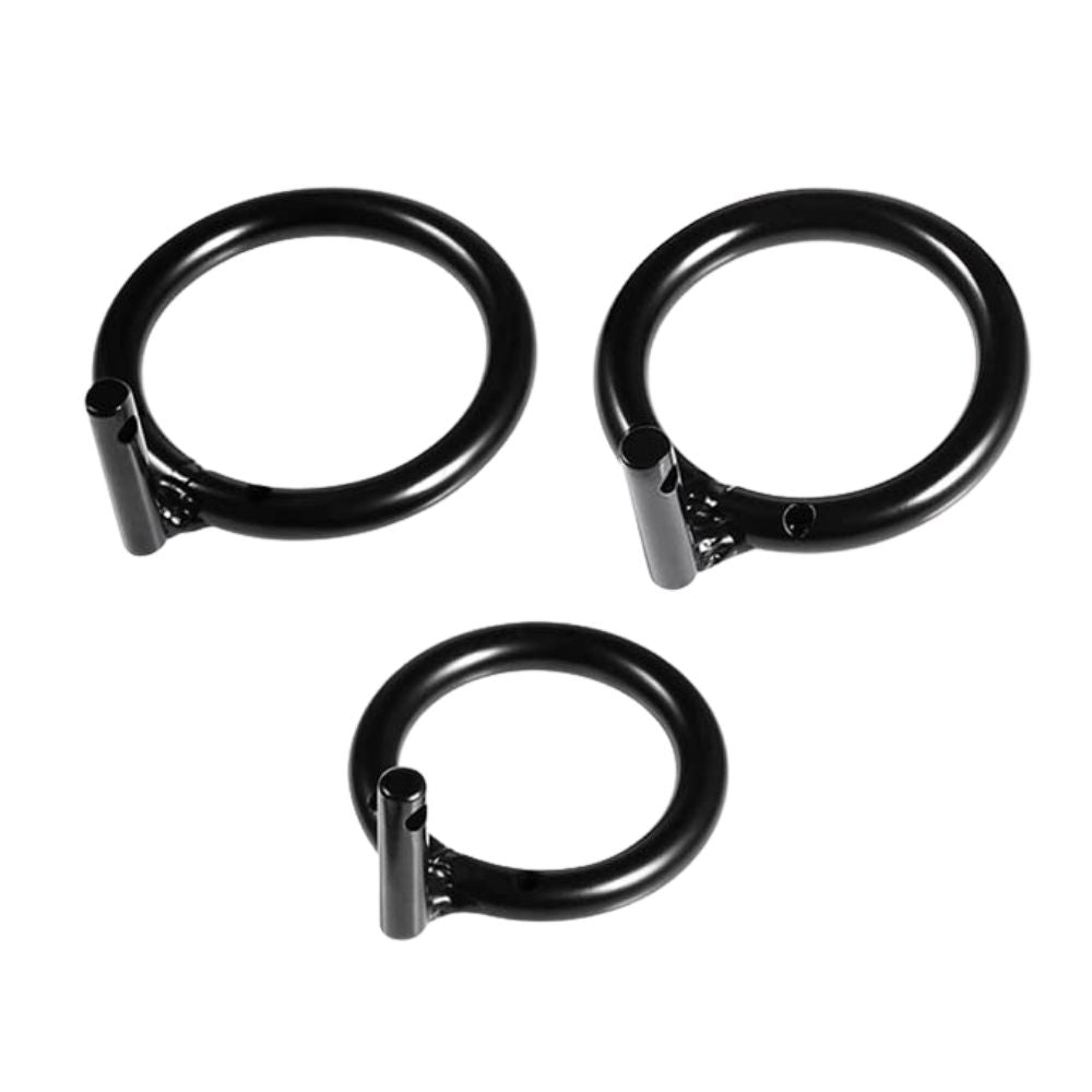 This sleek black stainless steel chastity cage offers a stable, hygienic solution for exploring darker desires. With growing comfort and custom sizes, hiding is no issue. Embrace control with a reverse guarantee of stability and allure.