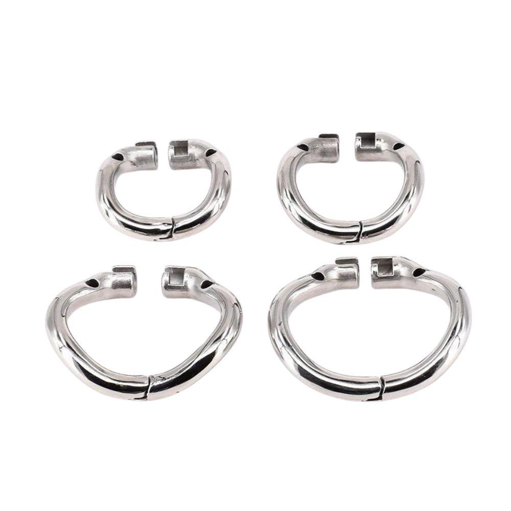 Set your horny desires on a regular schedule with this steel dick cage. Crafted from stainless steel, it's a robust restraint, keeping you aligned with your self-imposed timer.