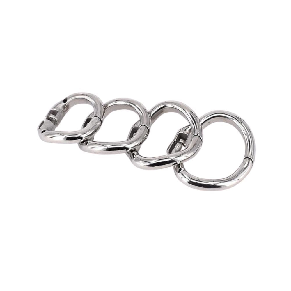 This penis cage metal cock ring is your ultimate accessory for electric chastity. With sizes from 1.5" to 2.24", it ensures no slips, wrapping your head in secure comfort like reliable duct tape.