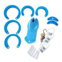 Experience merciless teasing and edging with the Sevanda Little Boy Blue Silicone Sissy Femboy Cock cage. This kit will tease you into submission, offering comfort and security for your chastity journey.