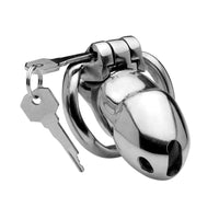 Share your thoughts, fantasies, and experiences with the Knight In Shining Armour V3 cock cage stainless steel. This device offers a new perspective on intimate restraint, enhancing your journey into chastity and deepening your connection.