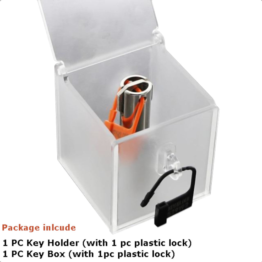 Prevent any leak of temptation with our Chastity Safe Key Holder Set. Securely lock away your hubby's desires, telling him who's in control. This insanely durable set will have him begging but you're holding all the power.