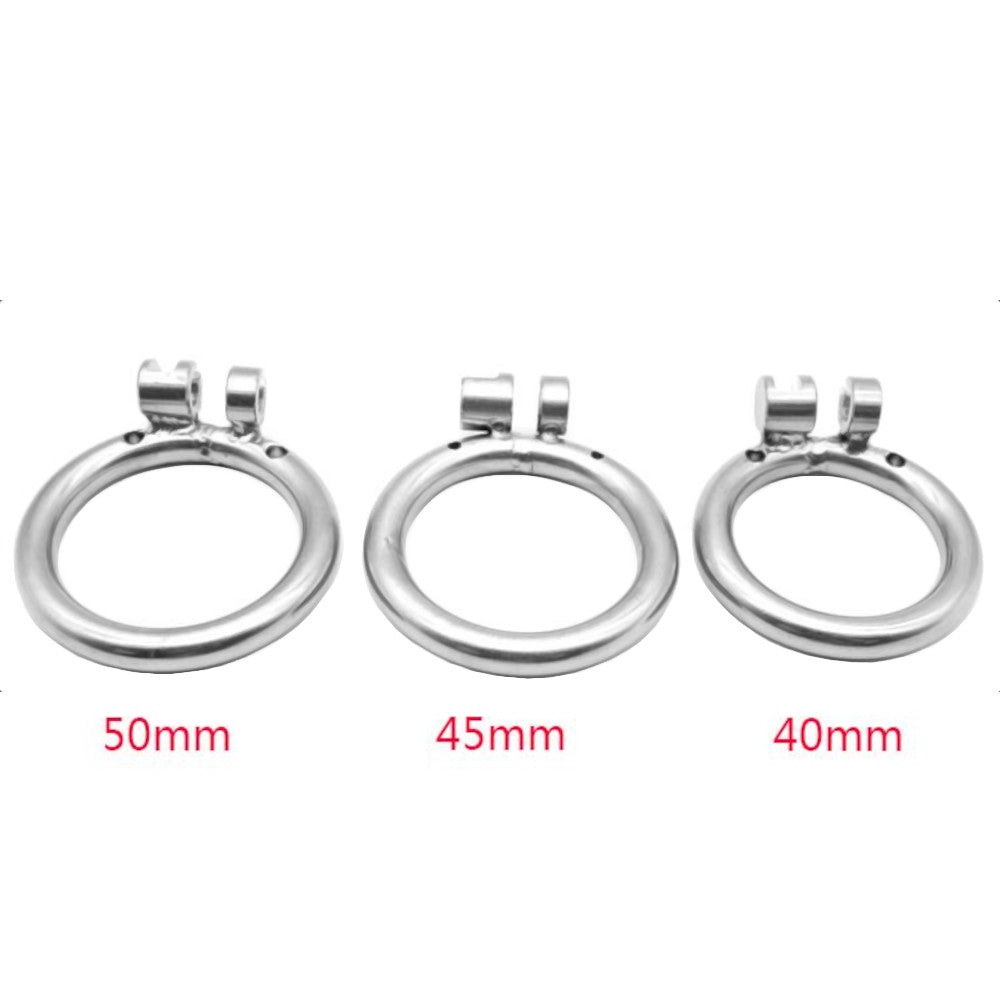 Dare to place yourself in the realm of truth with our stainless steel ring for your cage of shame. No rust, no shame, just pure comfort. Discover answers to your questions without doubt, boosting your dick cage electric journey, perfect for the cuckold dick enthusiast.