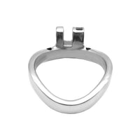 Securely tuck away your desires with this huge chastity kit. Made of stainless steel, its dark color and tiniest tightening grip enhance those thrilling moments of control.
