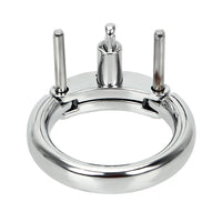 Elevate your restraint experience with our rings, expertly crafted from surgical-grade chrome. Compatible with the Jailhouse Cock Metal Cage, they ensure bespoke comfort with sizes from 1.58â€ to 1.97". Ideal for discreet wear, these durable, stylish rings meld security with style, offering a true jailhouse aesthetic. A must-have for any metal penis cage setup, they deliver unparalleled comfort and safety, ensuring your cuckold penis is securely and comfortably encapsulated.